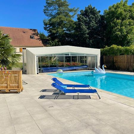 L'Annexe- Guest House Avec Piscine Studio Avec Coin Chambre Rosny-sur-Seine Exteriér fotografie