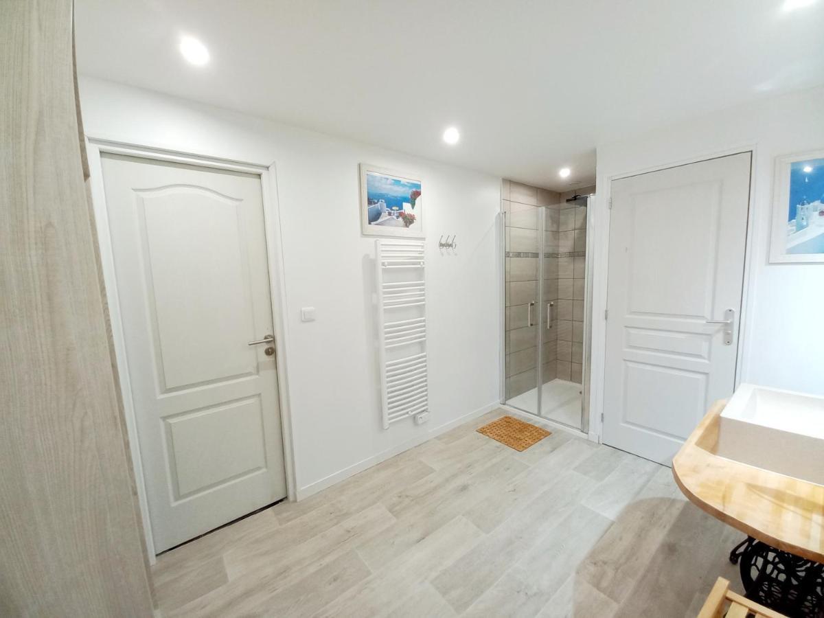 L'Annexe- Guest House Avec Piscine Studio Avec Coin Chambre Rosny-sur-Seine Exteriér fotografie